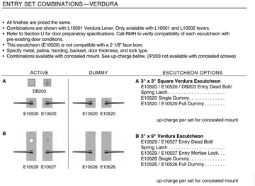 Rocky Mountain Verdura Entry Set 3″ x 9″